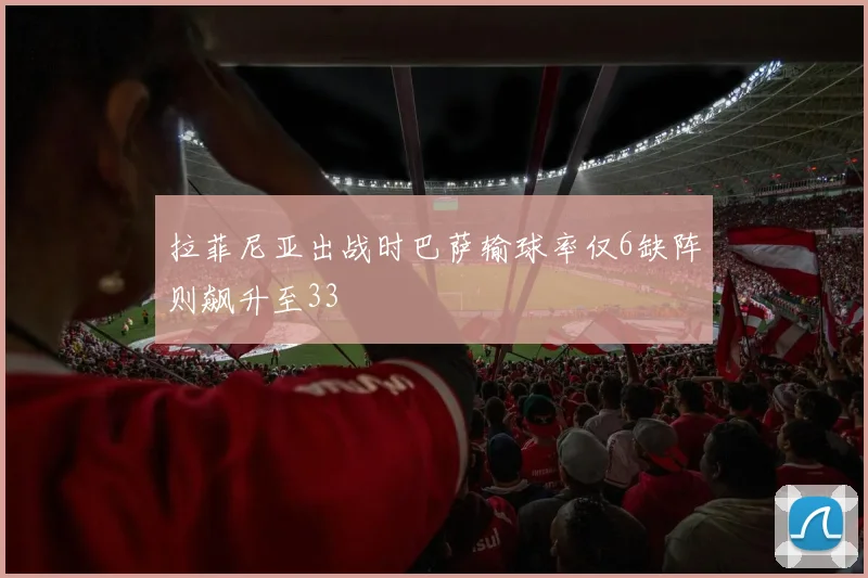 拉菲尼亚出战时巴萨输球率仅6缺阵则飙升至33